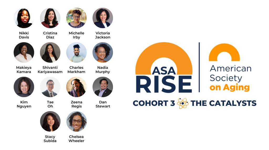 Image shows the names and phots of ASA RISE Cohort 3: The Catalysts.